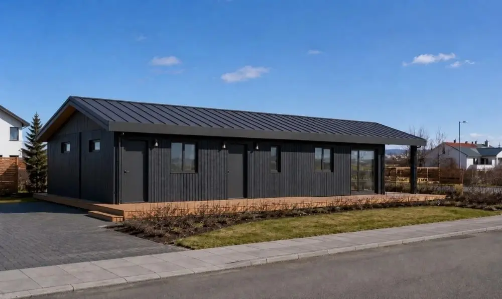 Tinna er vel skipulagt 98 m² hús með björtu og nútímalegu yfirbragði.