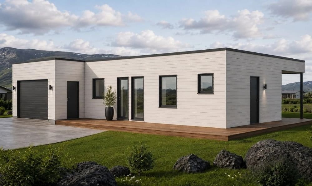 Sunna er vel skipulagt 160 m² fjölskylduhús.